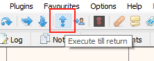 x64dbg's Execute till return Feature