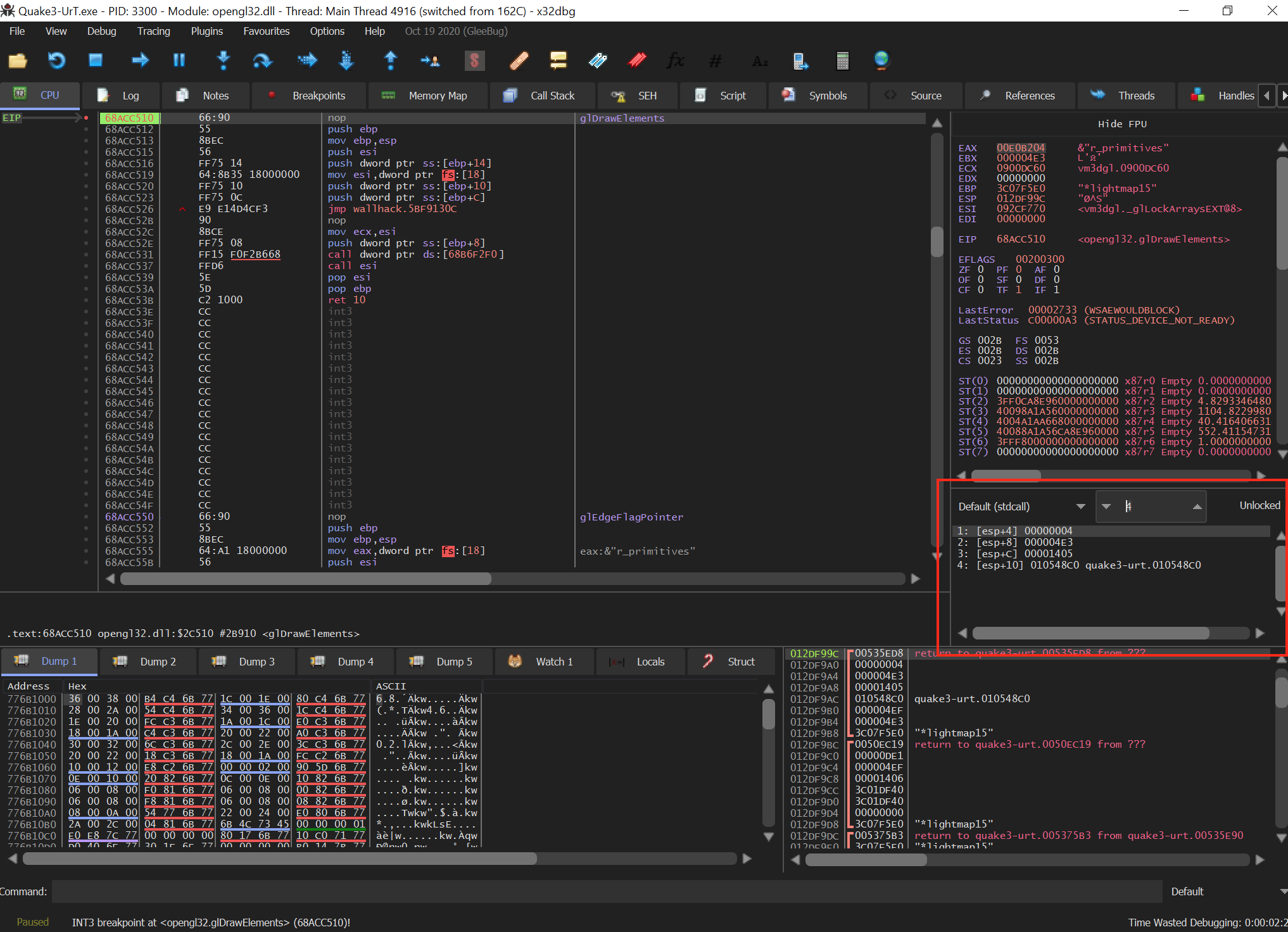 Stack Parameters