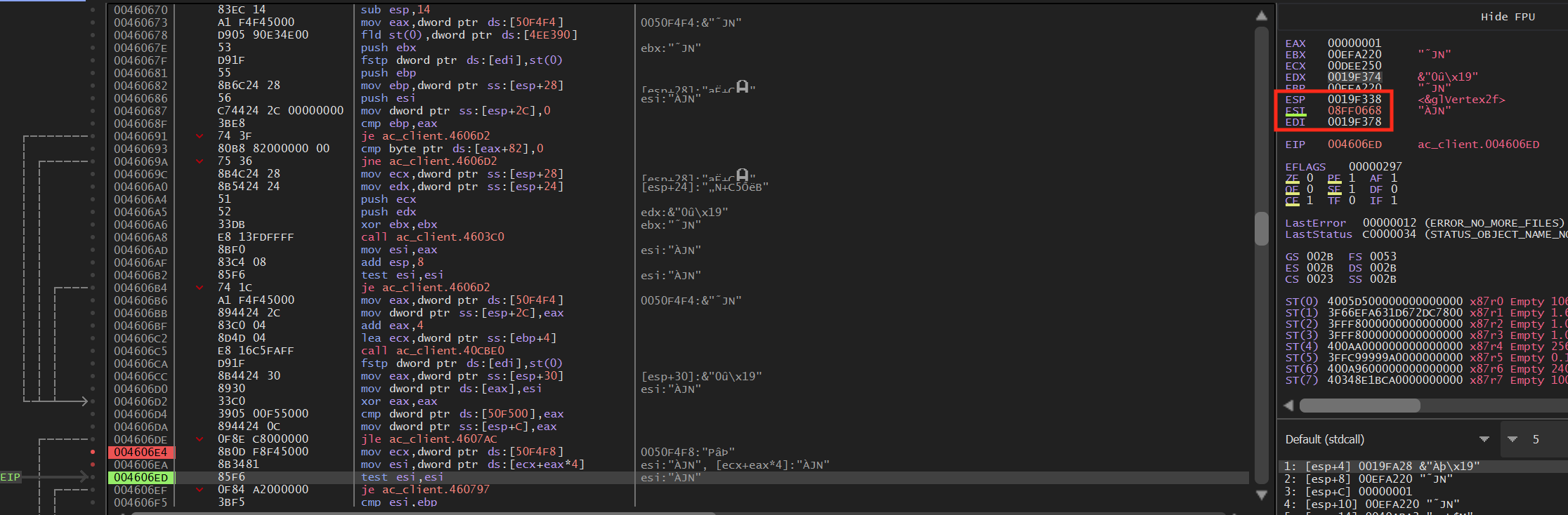 Code For Finding Current Player Looked at