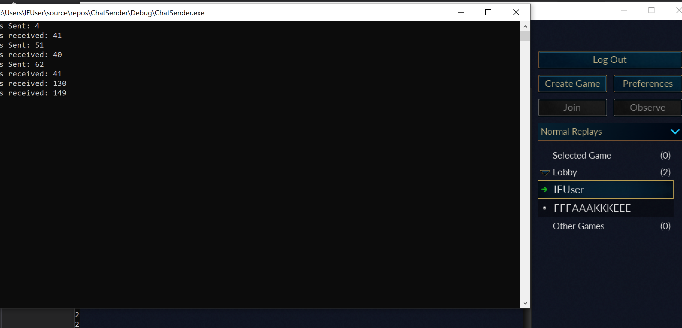 Wesnoth Server Message