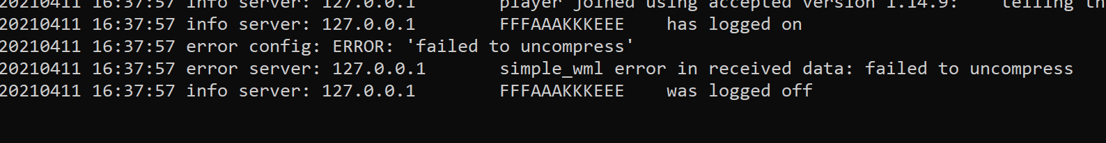 Wesnoth Chat Messages
